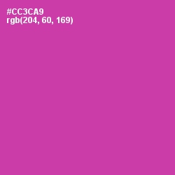 #CC3CA9 - Cerise Color Image