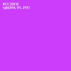 #CC3DFB - Razzle Dazzle Rose Color Image