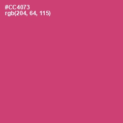 #CC4073 - Cabaret Color Image