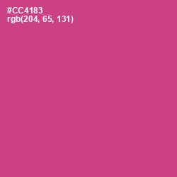 #CC4183 - Mulberry Color Image