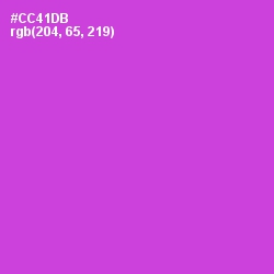 #CC41DB - Fuchsia Pink Color Image