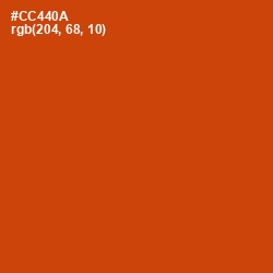 #CC440A - Tia Maria Color Image