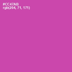 #CC47AB - Mulberry Color Image