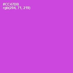 #CC47DB - Fuchsia Pink Color Image