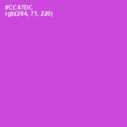 #CC47DC - Fuchsia Pink Color Image