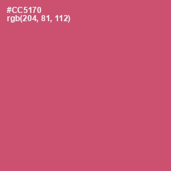 #CC5170 - Cabaret Color Image