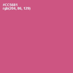 #CC5681 - Mulberry Color Image