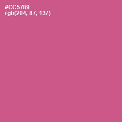 #CC5789 - Mulberry Color Image