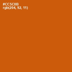 #CC5C0B - Tenn Color Image