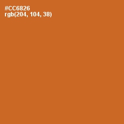 #CC6826 - Piper Color Image