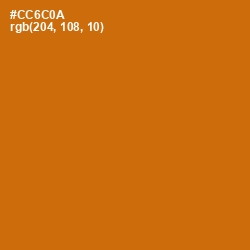 #CC6C0A - Indochine Color Image