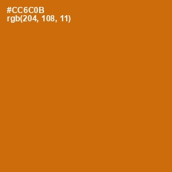 #CC6C0B - Indochine Color Image