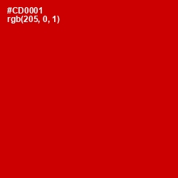 #CD0001 - Monza Color Image