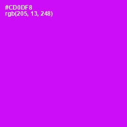 #CD0DF8 - Magenta / Fuchsia Color Image