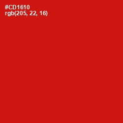 #CD1610 - Monza Color Image