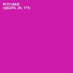 #CD1AAB - Red Violet Color Image