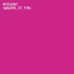 #CD2587 - Cerise Color Image