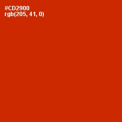 #CD2900 - Thunderbird Color Image