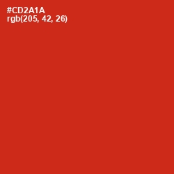 #CD2A1A - Thunderbird Color Image