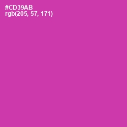 #CD39AB - Cerise Color Image