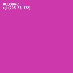#CD39AC - Cerise Color Image