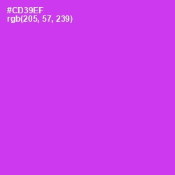 #CD39EF - Razzle Dazzle Rose Color Image
