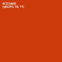 #CD3A0B - Thunderbird Color Image