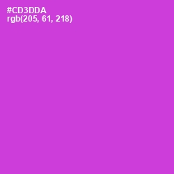#CD3DDA - Razzle Dazzle Rose Color Image