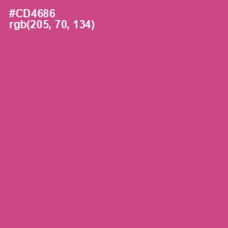 #CD4686 - Mulberry Color Image