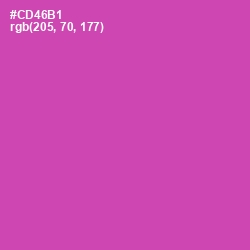 #CD46B1 - Mulberry Color Image