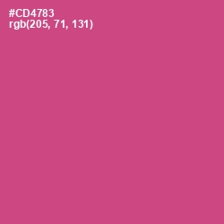 #CD4783 - Mulberry Color Image