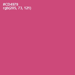 #CD4979 - Cabaret Color Image