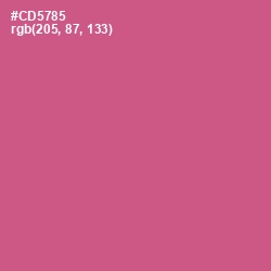 #CD5785 - Mulberry Color Image