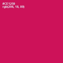 #CE1259 - Razzmatazz Color Image