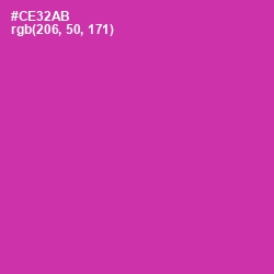 #CE32AB - Cerise Color Image