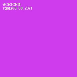 #CE3CED - Razzle Dazzle Rose Color Image