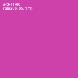 #CE41AB - Mulberry Color Image
