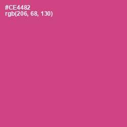 #CE4482 - Mulberry Color Image
