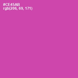 #CE45AB - Mulberry Color Image