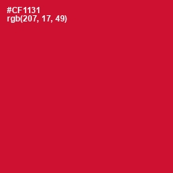 #CF1131 - Cardinal Color Image