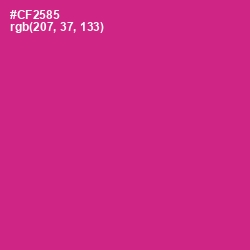 #CF2585 - Cerise Color Image