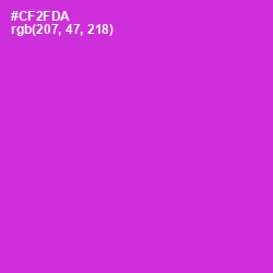 #CF2FDA - Razzle Dazzle Rose Color Image