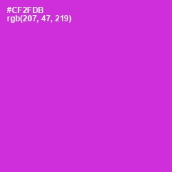 #CF2FDB - Razzle Dazzle Rose Color Image