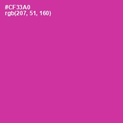 #CF33A0 - Cerise Color Image