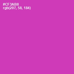 #CF3AB8 - Cerise Color Image