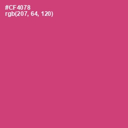 #CF4078 - Cabaret Color Image