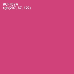 #CF437A - Cabaret Color Image