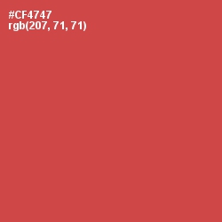 #CF4747 - Fuzzy Wuzzy Brown Color Image