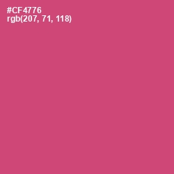 #CF4776 - Cabaret Color Image