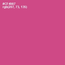 #CF4987 - Mulberry Color Image